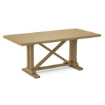 Alexa Trestle Solid Table Top and Base - T-17236TB