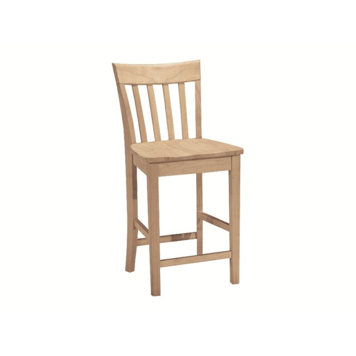 144da0776cebf66e32c2a97b9c203fb3 24'' Slatback Counter Stool - Image 1