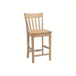 24'' Slatback Counter Stool