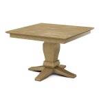 Build Your Own Pedestal Table w/42" Square Top w. Reverse Bevel Edge - Image 26