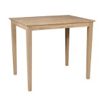 Rectangle Table Top w/ 36" Shaker Legs - T-36S