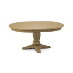 Build Your Own Pedestal Table w/ 48" x 66" Butterfly Leaf Extension Tabletop w/Half Bullnose Edge - Image 7