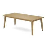 Mid Century Moden Solid Table w/ Flared Legs - Image 9