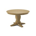Build Your Own Pedestal Table w/ 48" Round Tabletop w/Half Bullnose Edge
