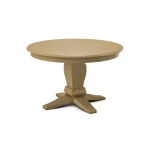 Build Your Own Pedestal Table w/ 48" Round Tabletop w/Half Bullnose Edge