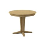 Build Your Own Pedestal Table w/ 30"H Verano Pedestal for Solid Tops - Image 6