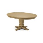 Build Your Own Pedestal Table w/ 48" x 66" Butterfly Leaf Extension Tabletop w/Half Bullnose Edge - Image 45