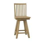 24'' Mission Swivel Counter Stool - Image 4