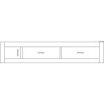 Arbor Drawer Pedestal Queen 2 30" Drawers On Each Side 32-1673