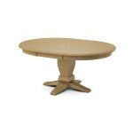 Build Your Own Pedestal Table w/ 48" x 66" Butterfly Leaf Extension Tabletop w/Half Bullnose Edge - Image 15