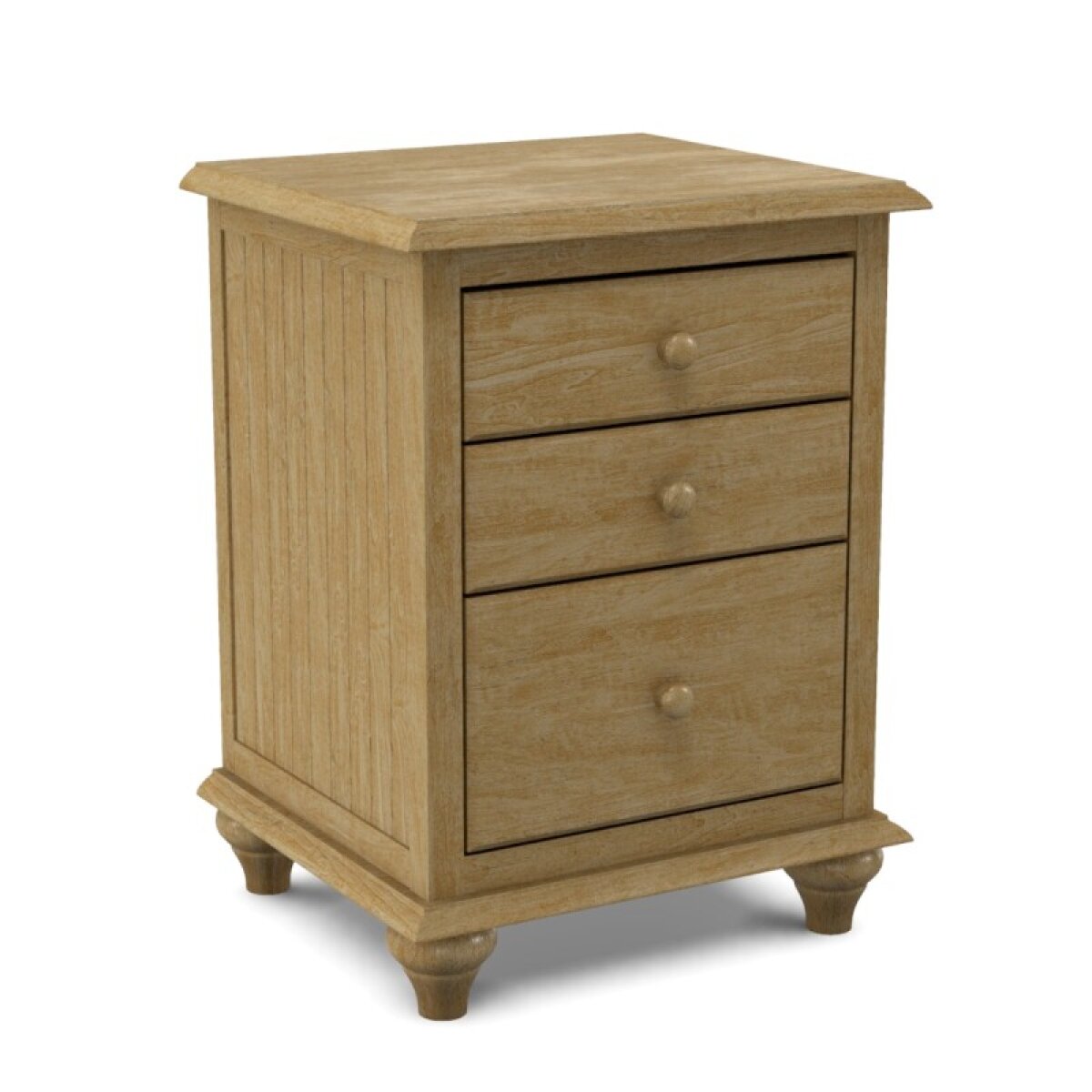 30fd05693ff57e20d36fc8ae9f82add3 Cottage 3-Drawer Nightstand - Image 1