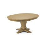 Build Your Own Pedestal Table w/ 48" x 66" Butterfly Leaf Extension Tabletop w/Half Bullnose Edge - Image 35
