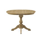 Build Your Own Pedestal Table w/ 36 x 48" Extension Tabletop w/Half Bullnose Edge - Image 5