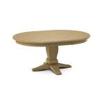 Build Your Own Pedestal Table w/ 48" x 66" Butterfly Leaf Extension Tabletop w/Half Bullnose Edge - Image 39