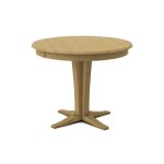 Build Your Own Pedestal Table w/ 30"H Verano Pedestal for Solid Tops - Image 18