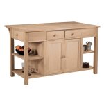 Super Kitchen Center w/ Breakfast Bar