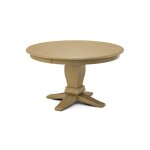Build Your Own Pedestal Table w/ 52" Round Tabletop w/Reverse Bevel Edge - Image 26