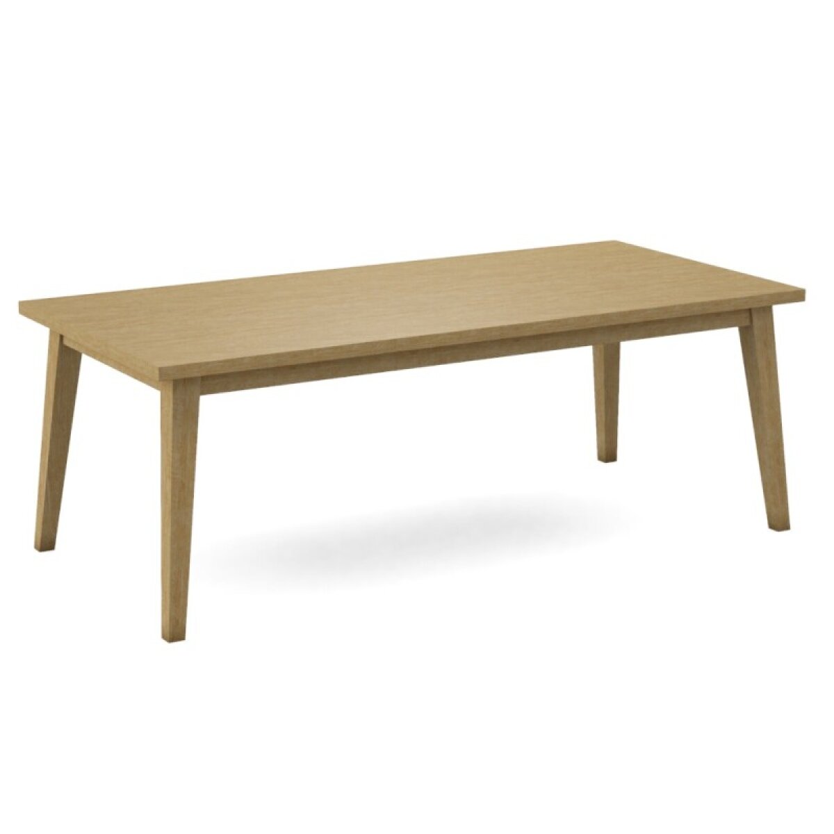 4e9f87d49c68c9fe72d2b72fc2b21b63 Mid Century Moden Solid Table w/ Flared Legs - Image 1