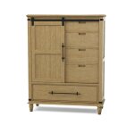 Farmhouse Chic Sliding Door Chest - Image 6