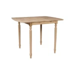 Butterfly Leaf Table Top w/ 36" Turned Legs - T-336T
