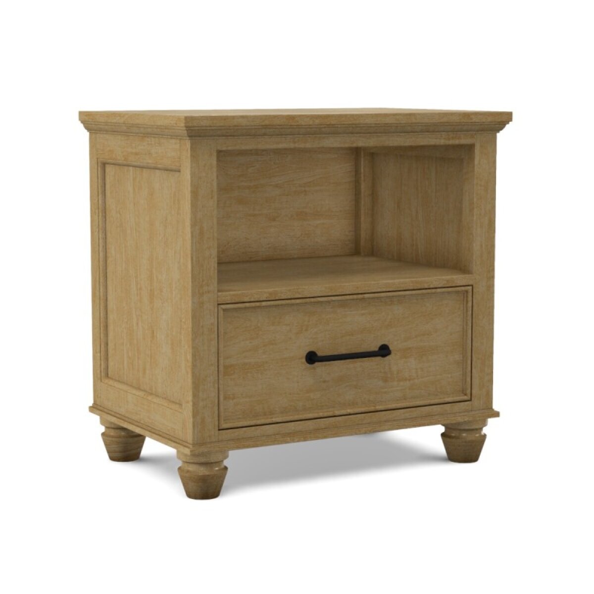 53f6b0b3572a66c2eab80ea6cbf8a1d4 Vista Bedroom 1-Drawer Nightstand - Image 1