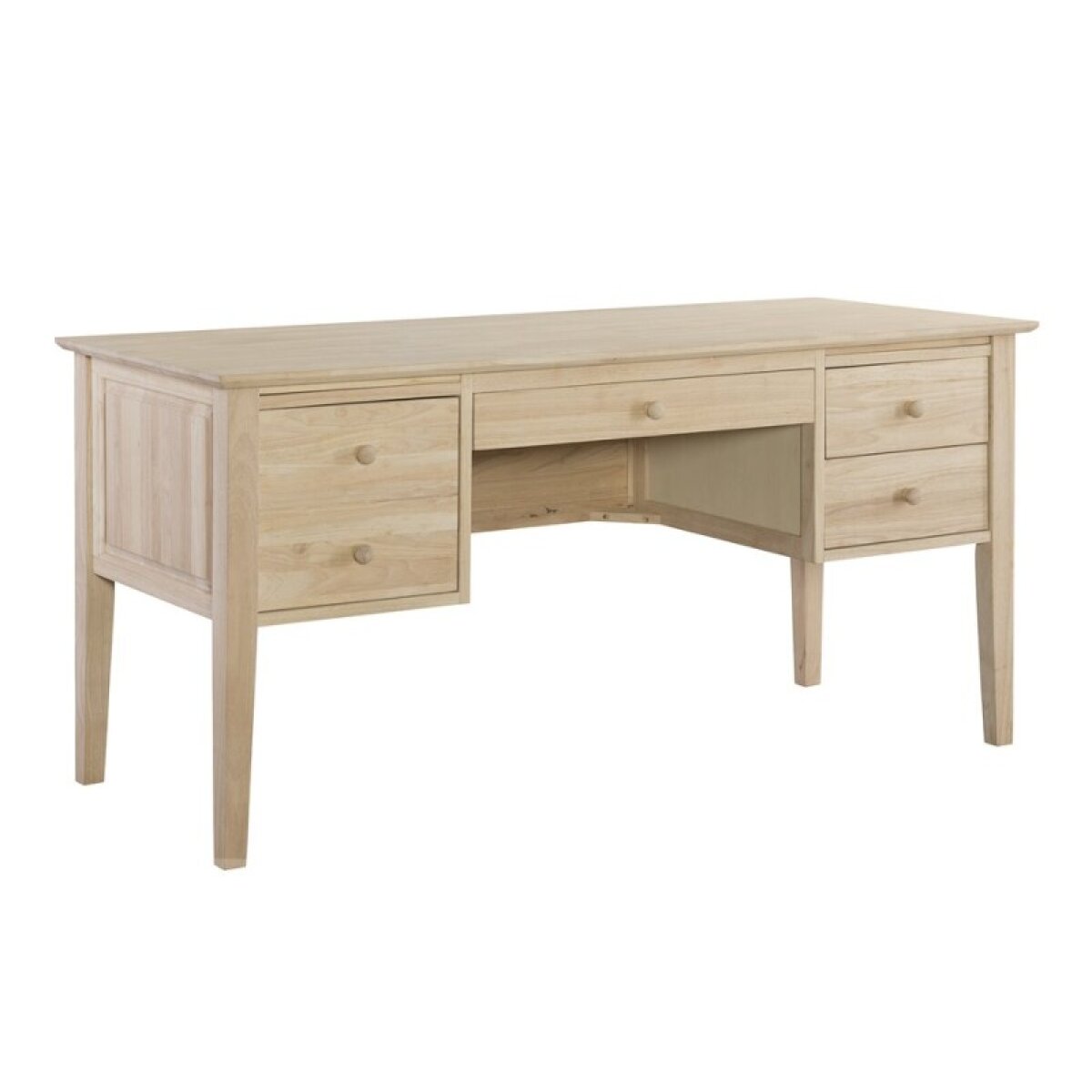 55c6ca7e788b3f9a5dceb66c8d2859ac 4-Drawer Executive Lancaster Desk - Image 1