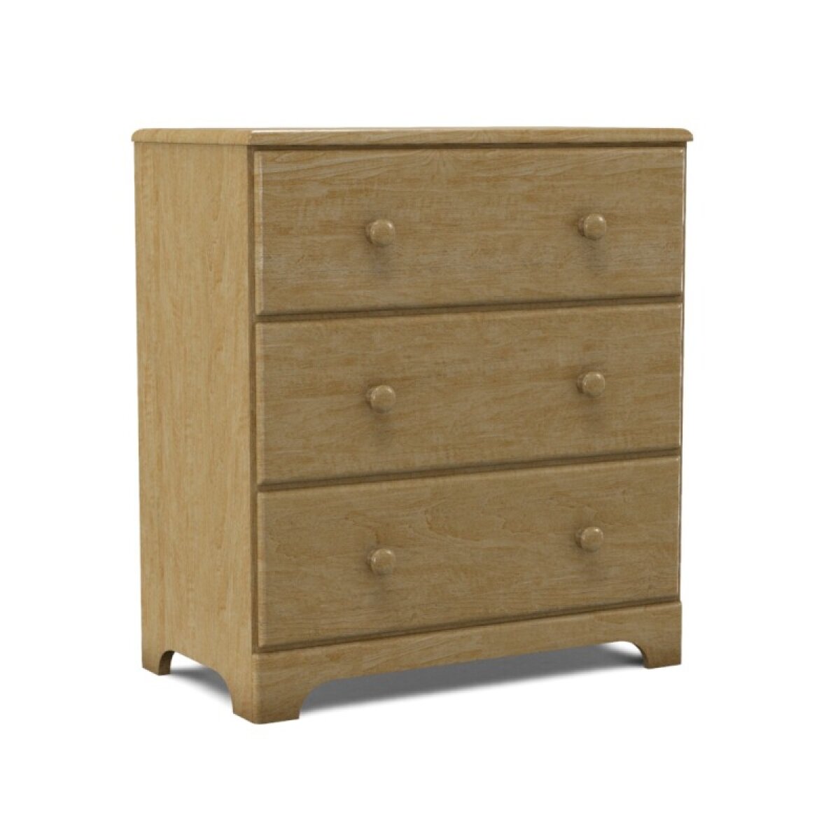 592da9e0dc45f1d115ebd8eb9db7d612 Jamestown 3-Drawer Chest - Image 1