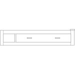 Bryson Drawer Pedestal Queen 1 60" Drawer On Each Side 32-5283
