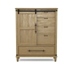 Farmhouse Chic Sliding Door Chest - Image 5