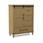 Farmhouse Chic Sliding Door Chest
