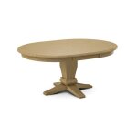 Build Your Own Pedestal Table w/ 48" x 66" Butterfly Leaf Extension Tabletop w/Half Bullnose Edge - Image 3