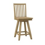 24'' Mission Swivel Counter Stool - Image 3