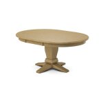 Build Your Own Pedestal Table w/ 48" x 66" Butterfly Leaf Extension Tabletop w/Half Bullnose Edge - Image 17