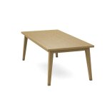 Mid Century Moden Solid Table w/ Flared Legs - Image 12