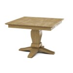 Build Your Own Pedestal Table w/42" Square Top w. Reverse Bevel Edge - Image 34