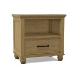 Vista Bedroom 1-Drawer Nightstand - Image 3