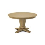 Build Your Own Pedestal Table w/ 52" Round Tabletop w/Reverse Bevel Edge - Image 18
