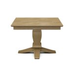 Build Your Own Pedestal Table w/42" Square Top w. Reverse Bevel Edge - Image 23