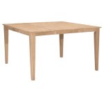 36 x 54" Butterfly Leaf Extension Table Top w/ 36" Shaker Legs - T-236S