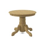 Build Your Own Pedestal Table w/ 30"H Turned Pedestal for Solid Tops - Image 18
