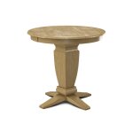 Build Your Own Pedestal Table w/ 36"H Java Gathering Pedestal for Solid Tops - Image 10