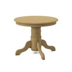 Build Your Own Pedestal Table w/ 30"H Turned Pedestal for Solid Tops - Image 4