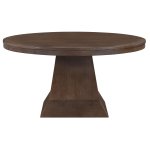 Vaughn 5-piece 60-96″ W/2-18 Leaves Dining Set, Coffee & Black Finish - Image 17