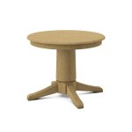 Build Your Own Pedestal Table w/ 30"H Transitional Pedestal for Solid Tops - Image 4