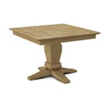 Build Your Own Pedestal Table w/42" Square Top w. Reverse Bevel Edge - Image 11