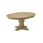 Build Your Own Pedestal Table w/ 48" x 66" Butterfly Leaf Extension Tabletop w/Half Bullnose Edge - Image 34