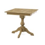 Build Your Own Pedestal Table w/ 36" Square Tabletop w/ Reverse Bevel Edge - Image 34