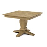 Build Your Own Pedestal Table w/42" Square Top w. Reverse Bevel Edge - Image 35