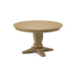 Build Your Own Pedestal Table w/ 52" Round Tabletop w/Reverse Bevel Edge - Image 30