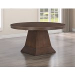 Vaughn 5-piece 60-96″ W/2-18 Leaves Dining Set, Coffee & Black Finish - Image 30